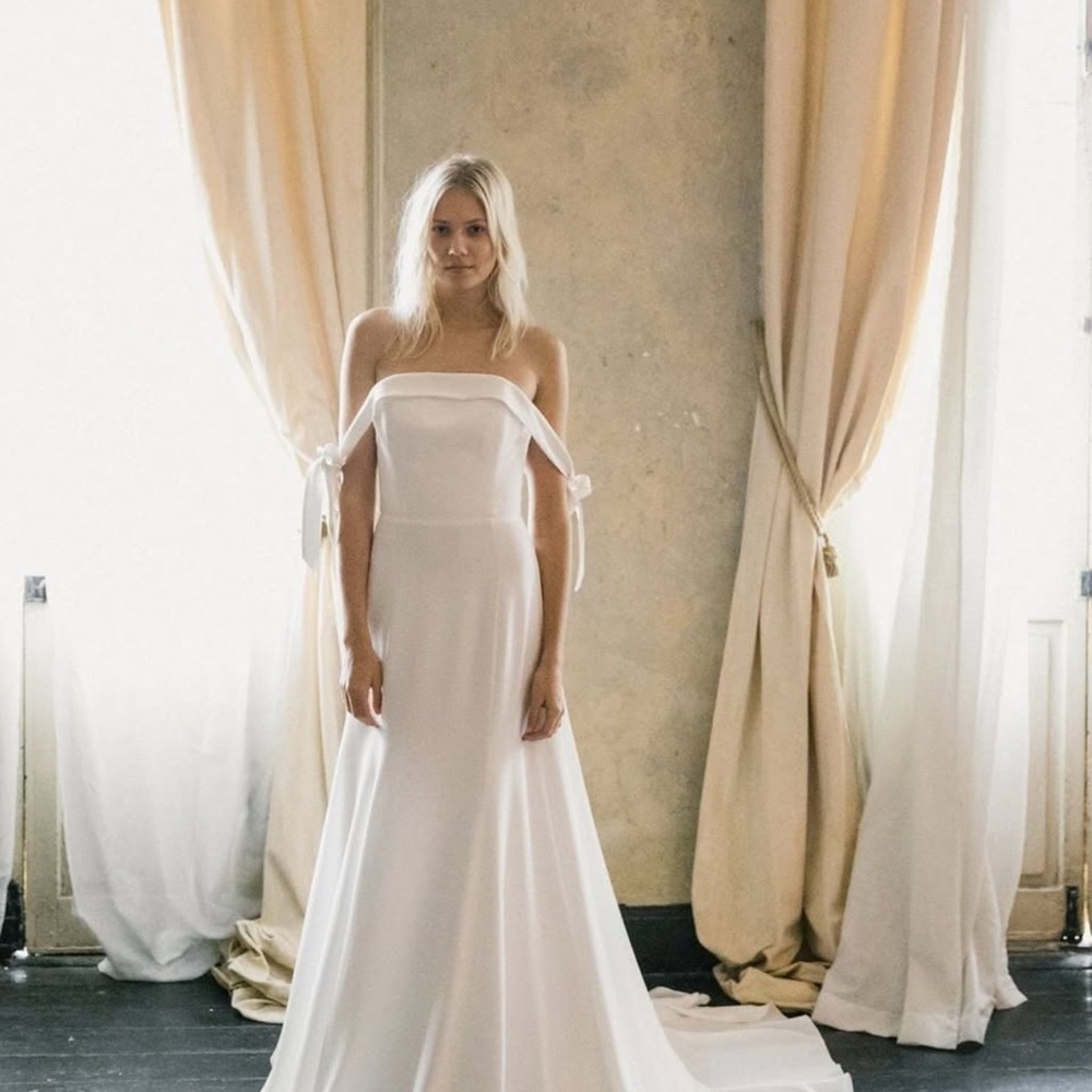 Alexandra Grecco Etienne Wedding Off Shoulder Gown